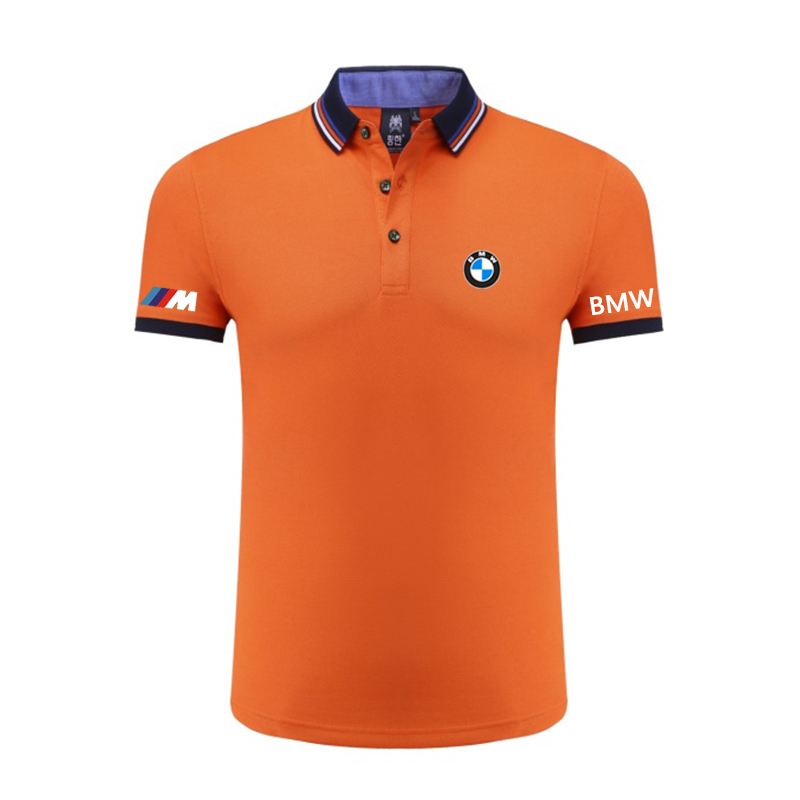 2022 Polo BMW Motorsport Col Contrasté Coton Homme Manche Courte